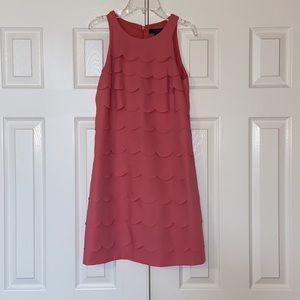 White House Black Market Pink Ruffle Dress